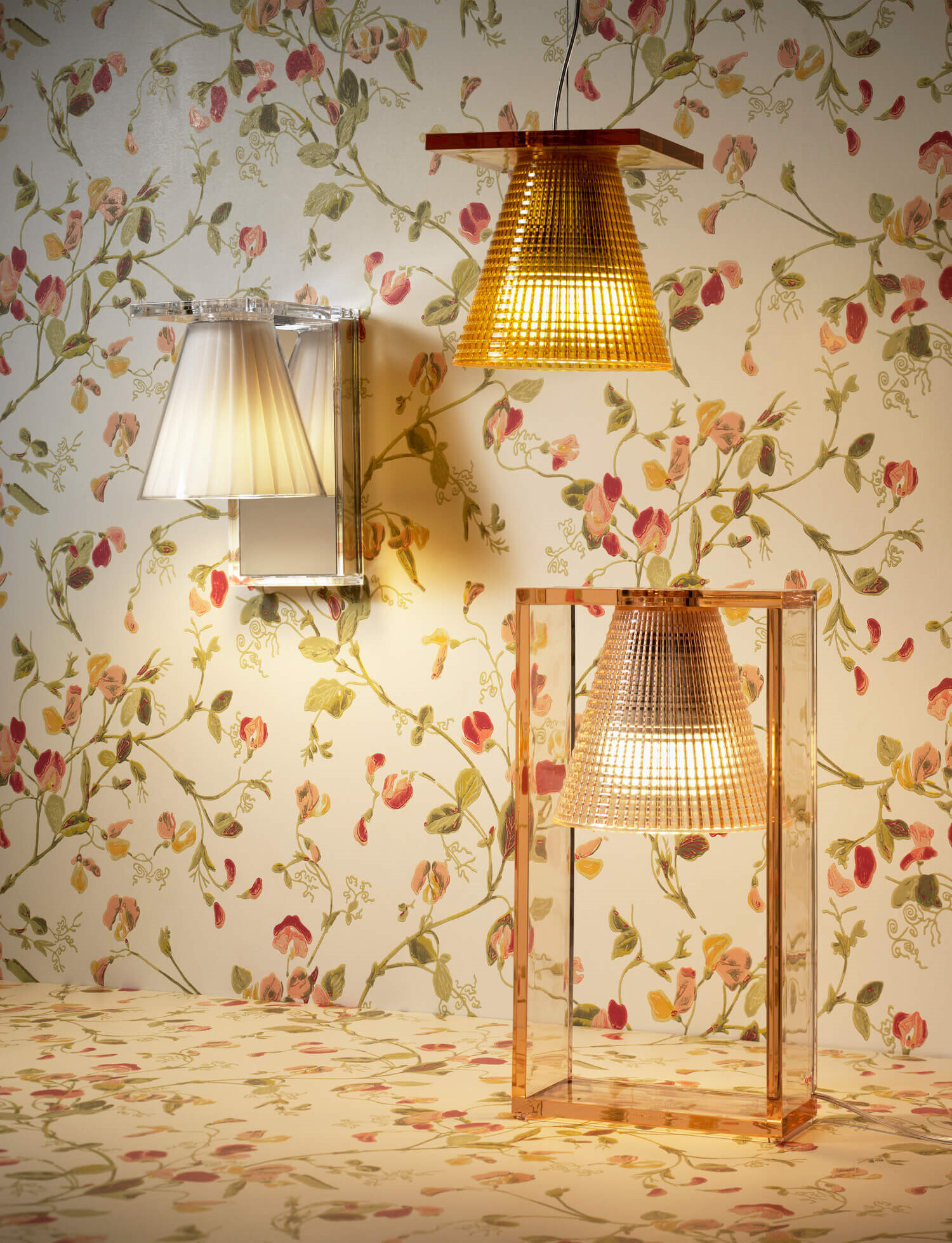 Light Air Vegglampe Sculped Krystall Kartell Kartell Light Air bordlampe